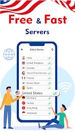 USA VPN - Fast Proxy VPN Screenshot 1