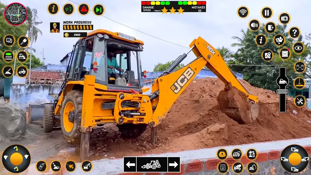 Snow Excavator Game: JCB Games Screenshot 2