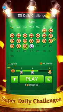 Solitaire: Super Challenges ภาพหน้าจอ 1