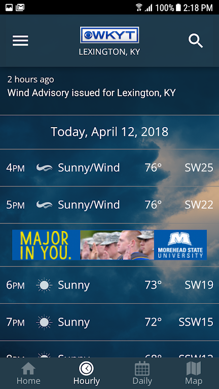 WKYT Weather應用截圖第2張