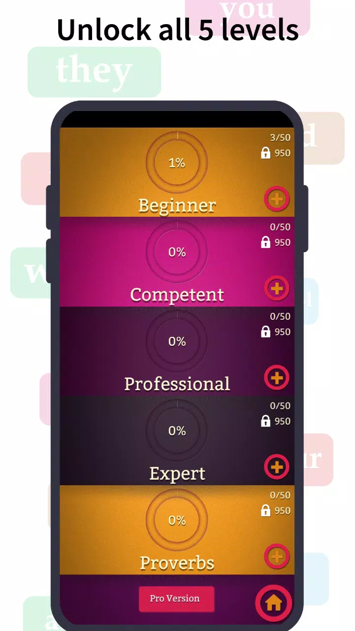 Learn English Sentence Master スクリーンショット 2