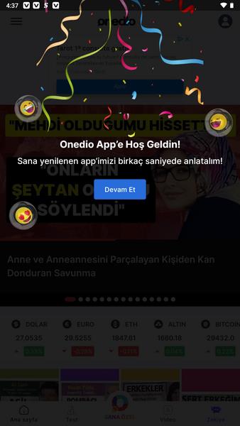 Onedio ภาพหน้าจอ 0