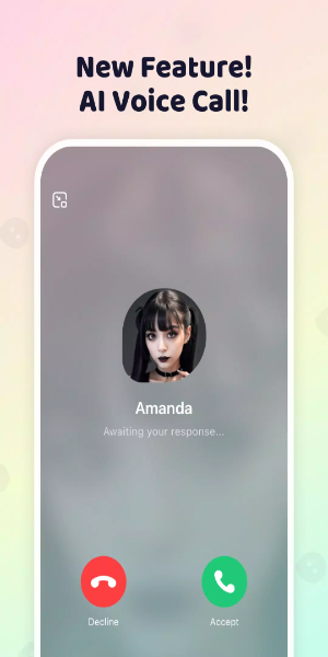 SoulFun-Voice Call to AI Girl Mod ภาพหน้าจอ 0