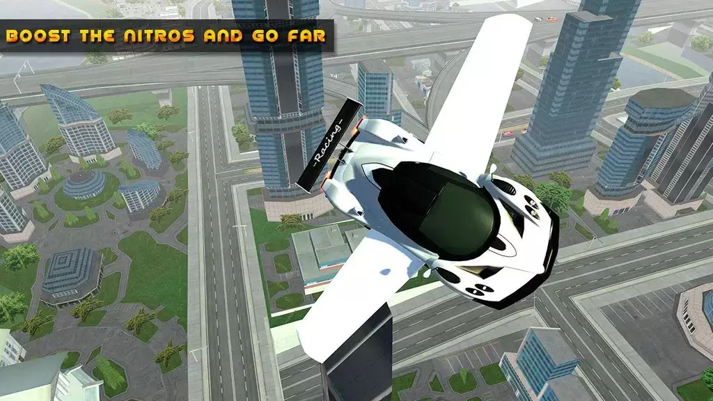 Flying Car Game driving Capture d'écran 0