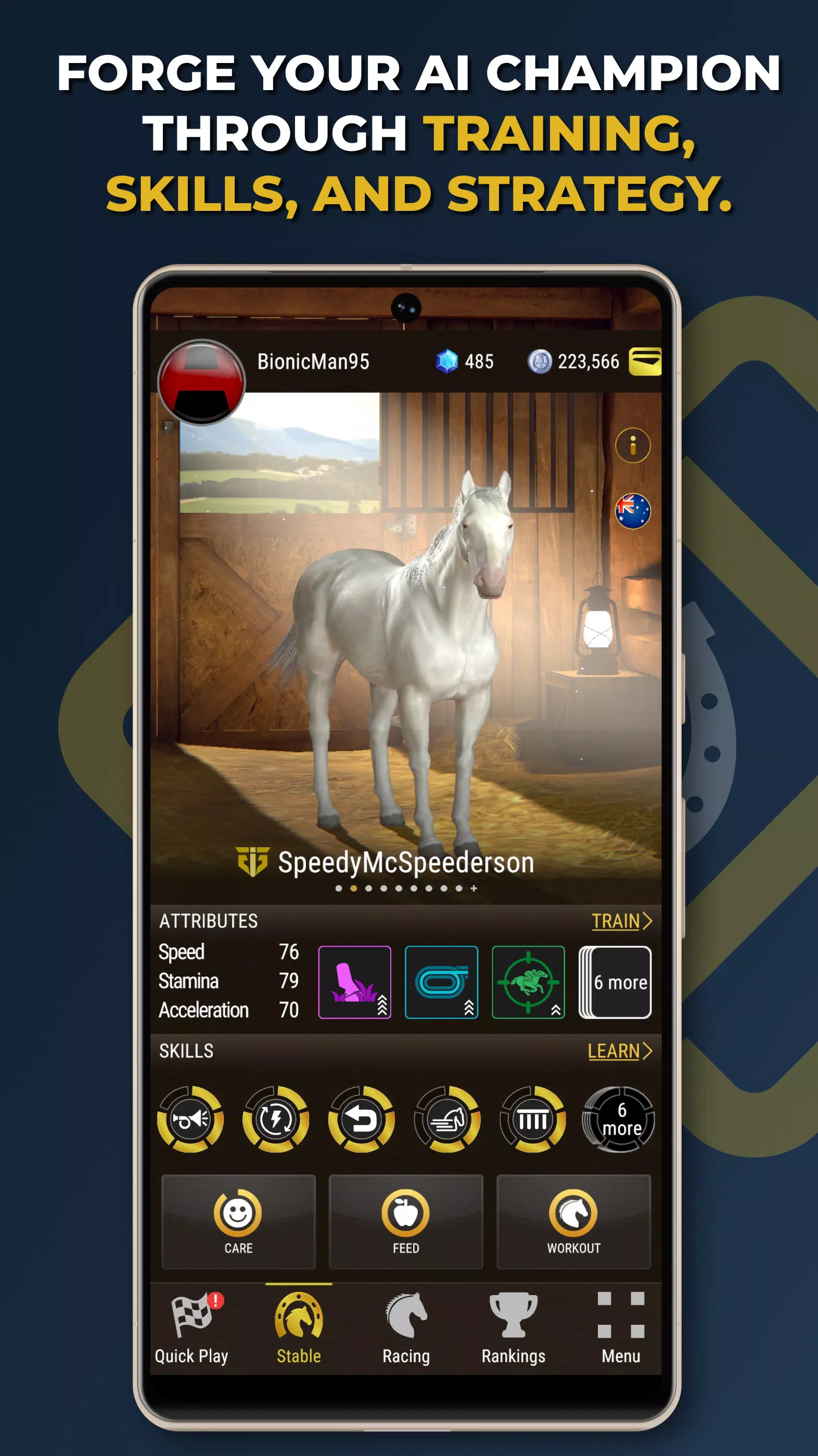 Owners Club - AI Horse Racing Screenshot 1