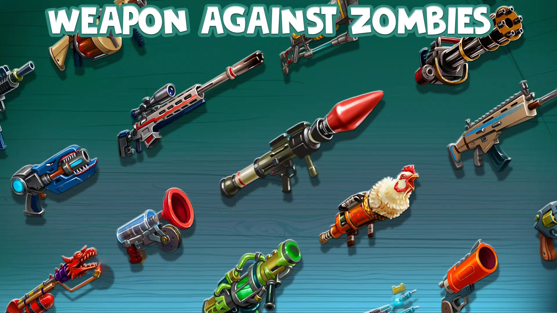 Zombie Rush Village Defense Скриншот 1