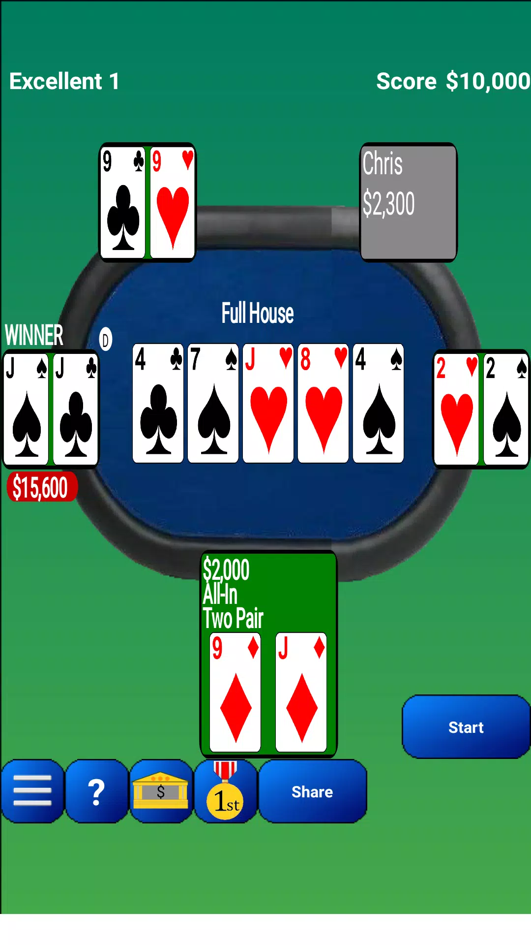 Texas Hold'em Poker Screenshot 0