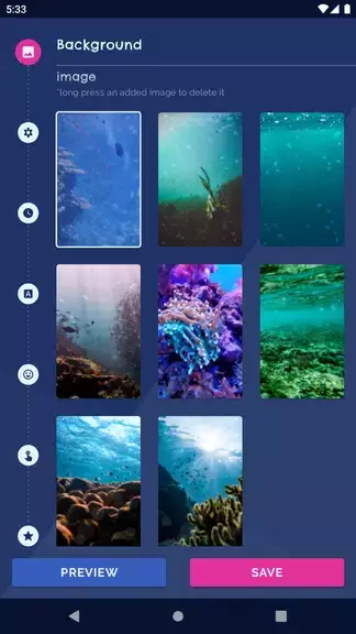 Ocean Fish Live Wallpaper 4K Tangkapan skrin 0