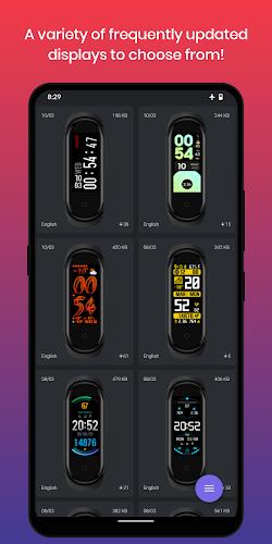 Mi Band 5 Watch Faces स्क्रीनशॉट 0