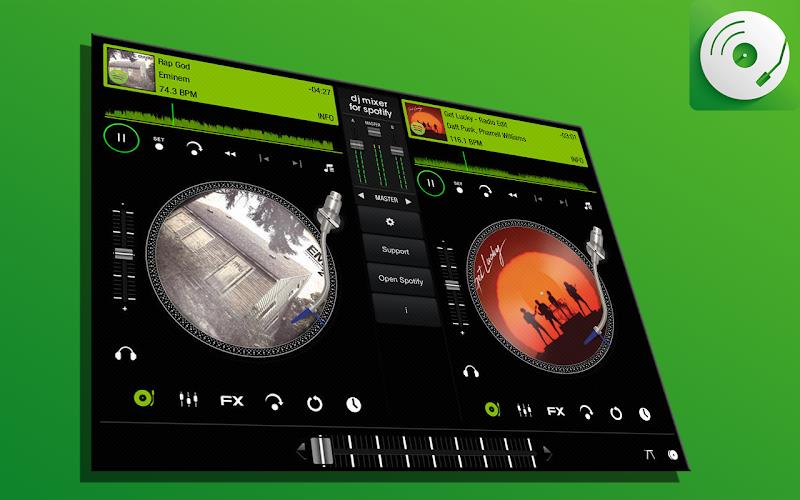 Djify - Dj mixer For spotify Скриншот 1