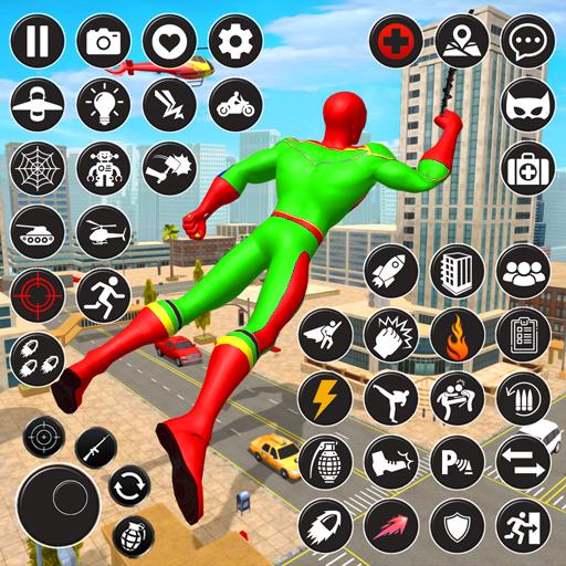 Rope Superhero Games Rope Hero Скриншот 0