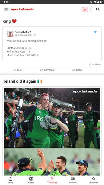 Sportskeeda Live Cricket Score Screenshot 3