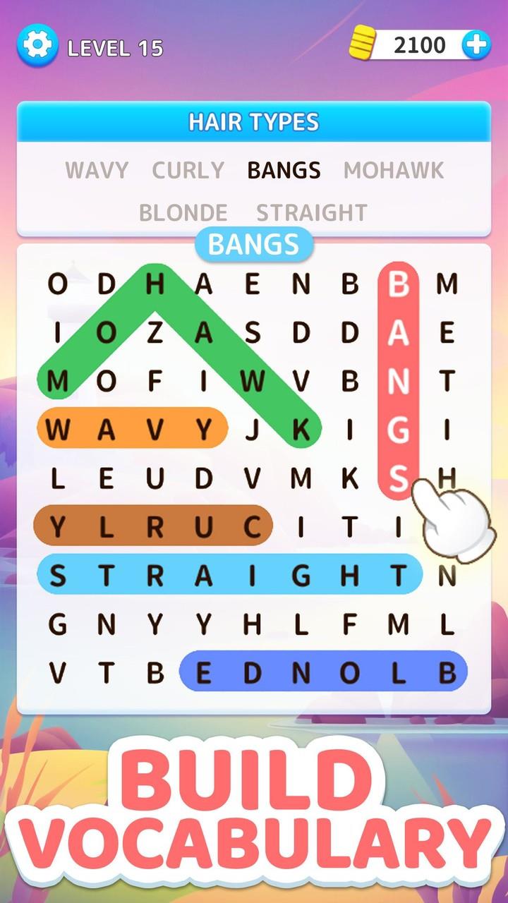 Ring of Words: Word Finder ဖန်သားပြင်ဓာတ်ပုံ 1