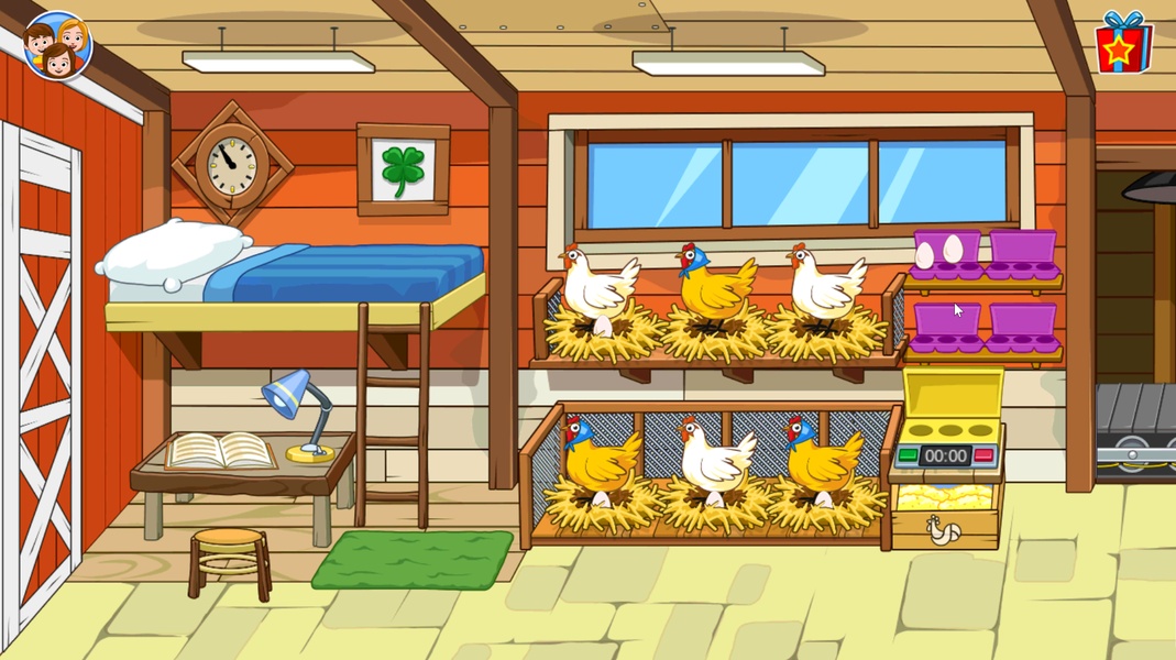 My Town Farm Animal game Zrzut ekranu 2