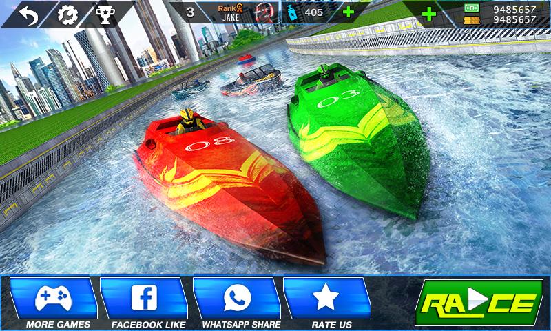 Speed Boat Crash Racing ภาพหน้าจอ 1