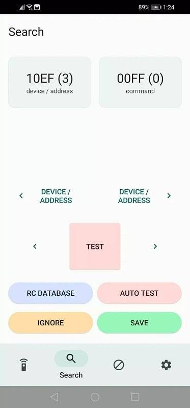 IrCode Finder Universal Remote スクリーンショット 1