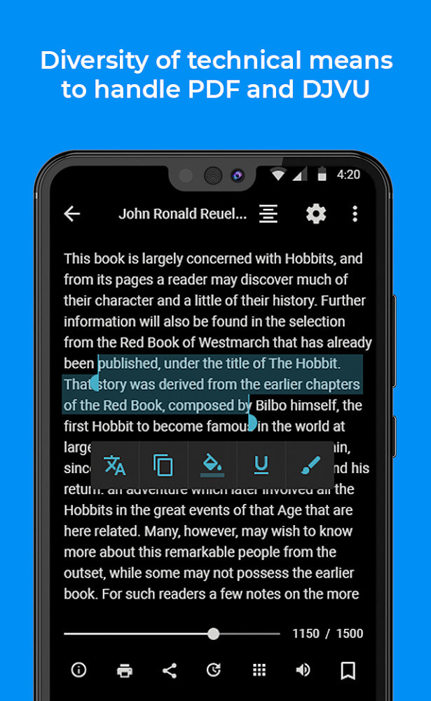 FullReader - lector de libro Captura de pantalla 3