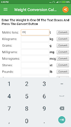 Weight Converter Screenshot 0