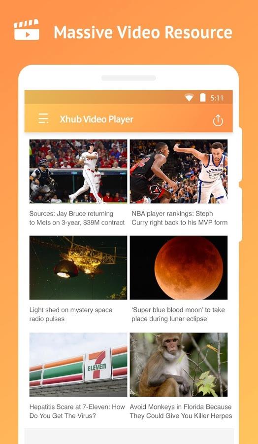 Xhub Video Player 스크린샷 2