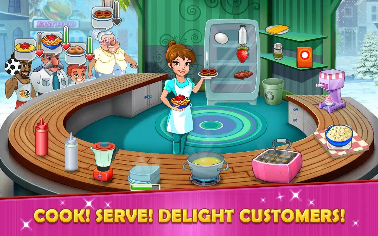 Kitchen story: Food Fever Game স্ক্রিনশট 0