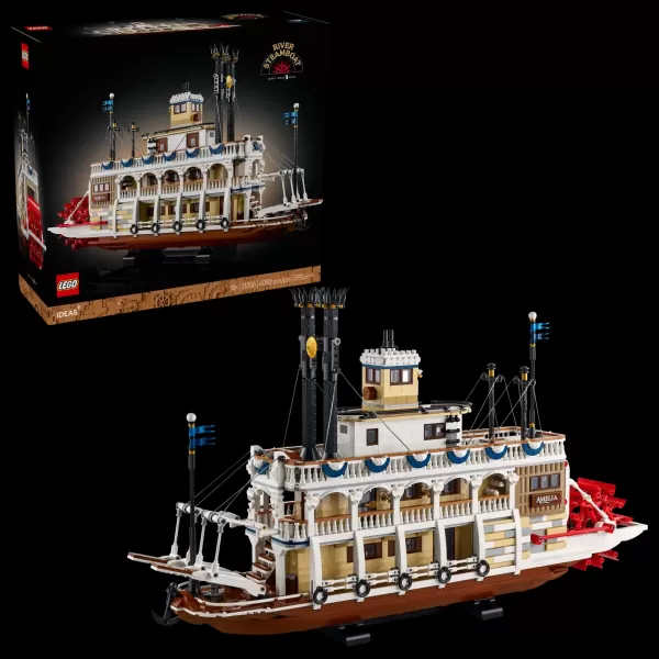 เลโก้เปิดตัวโมเดลเรือกลไฟแม่น้ำที่สวยงามฉลองคลาสสิก Americana