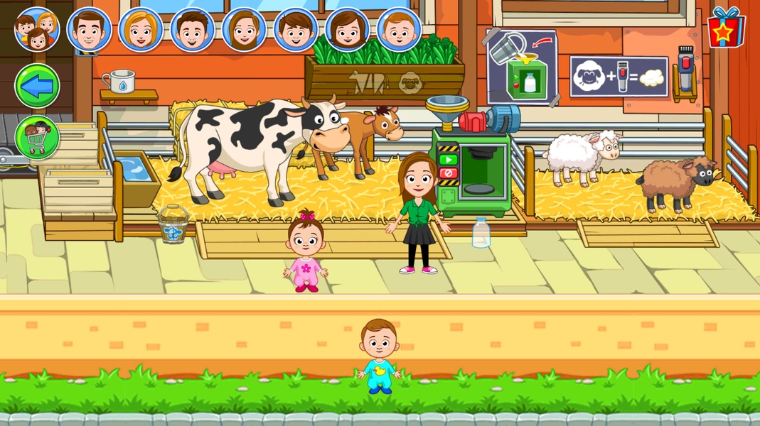 My Town Farm Animal game Zrzut ekranu 1