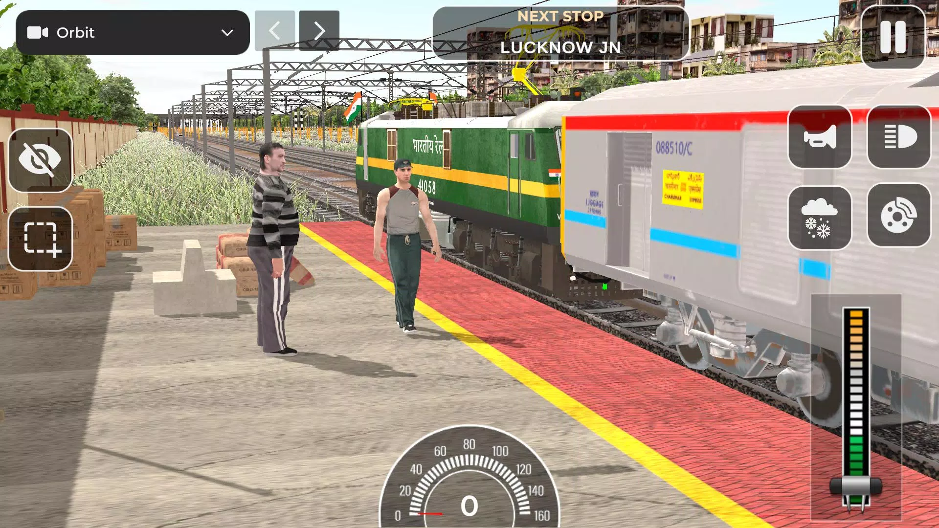 Indian Railway Train Simulator Tangkapan skrin 1