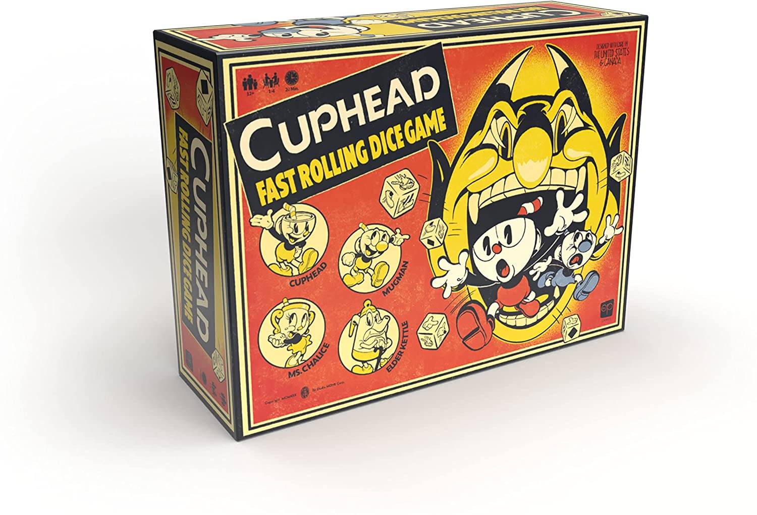 Cuphead: Permainan Dadu Rolling Fast