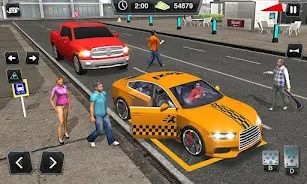 Taxi Driver Cab Car Driving 3D Screenshot 3