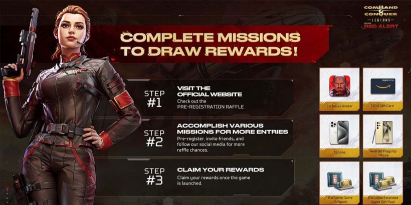 Command & Conquer: Legion akan melancarkan ujian beta tertutup di kawasan terpilih, dengan pra-pendaftaran masih berterusan