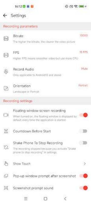 Screen Recorder: Nuts Recorder Screenshot 1