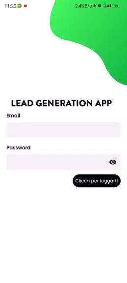 Lead Generation App Screenshot 1