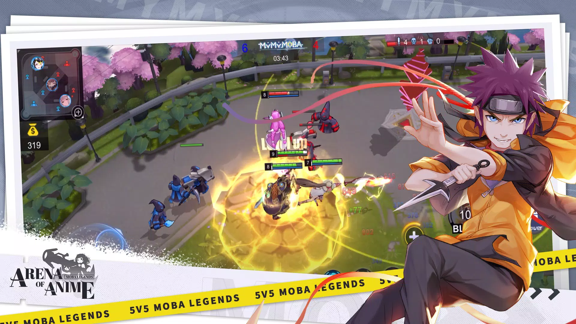 Arena of Anime: MOBA Legends Capture d'écran 3