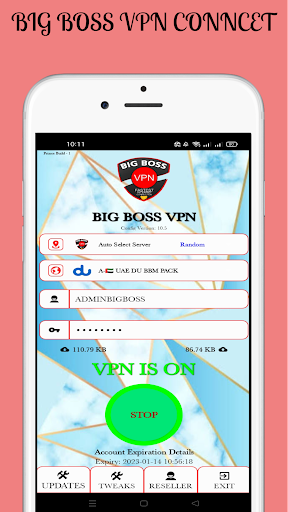 BIG BOSS VPN Zrzut ekranu 0