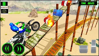 Bike Games Stunts: Spider Hero Tangkapan skrin 2