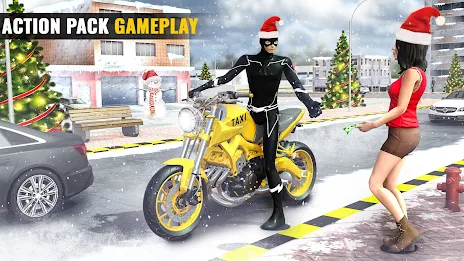 Superhero Bike Taxi Bike Games應用截圖第2張