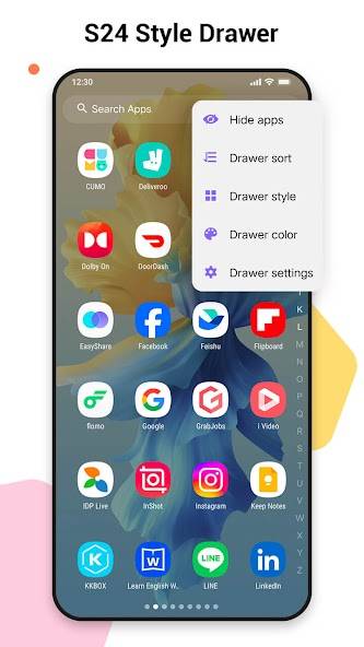 SO S24 Launcher for Galaxy S Schermafbeelding 1