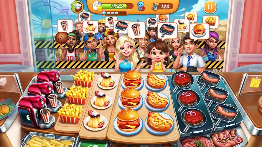 Cooking City: Restaurant Games ဖန်သားပြင်ဓာတ်ပုံ 0