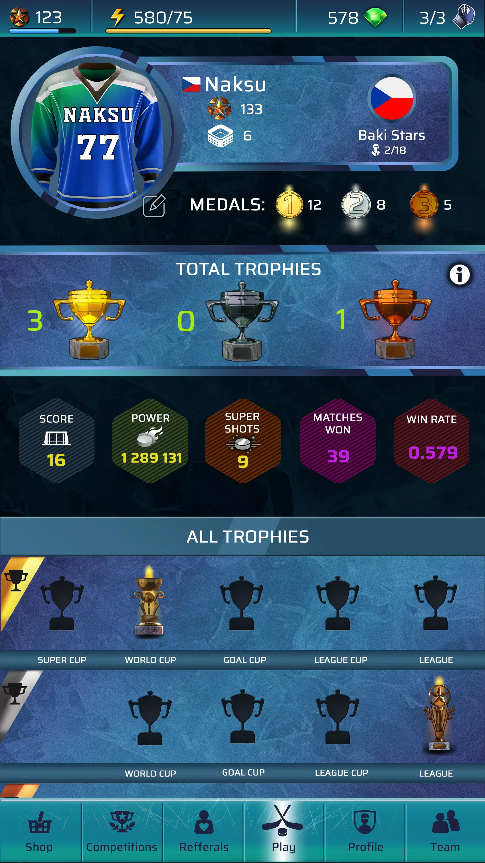 PowerPlay: Ice Hockey PvP Game Скриншот 2