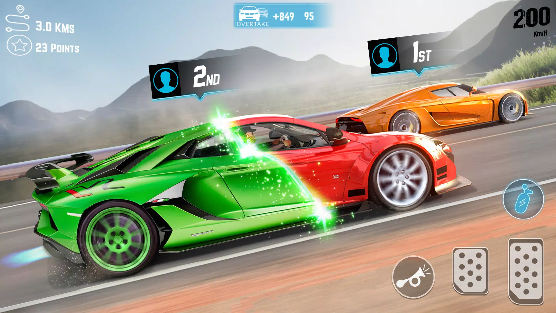 Real Highway Car Racing Game Screenshot 1