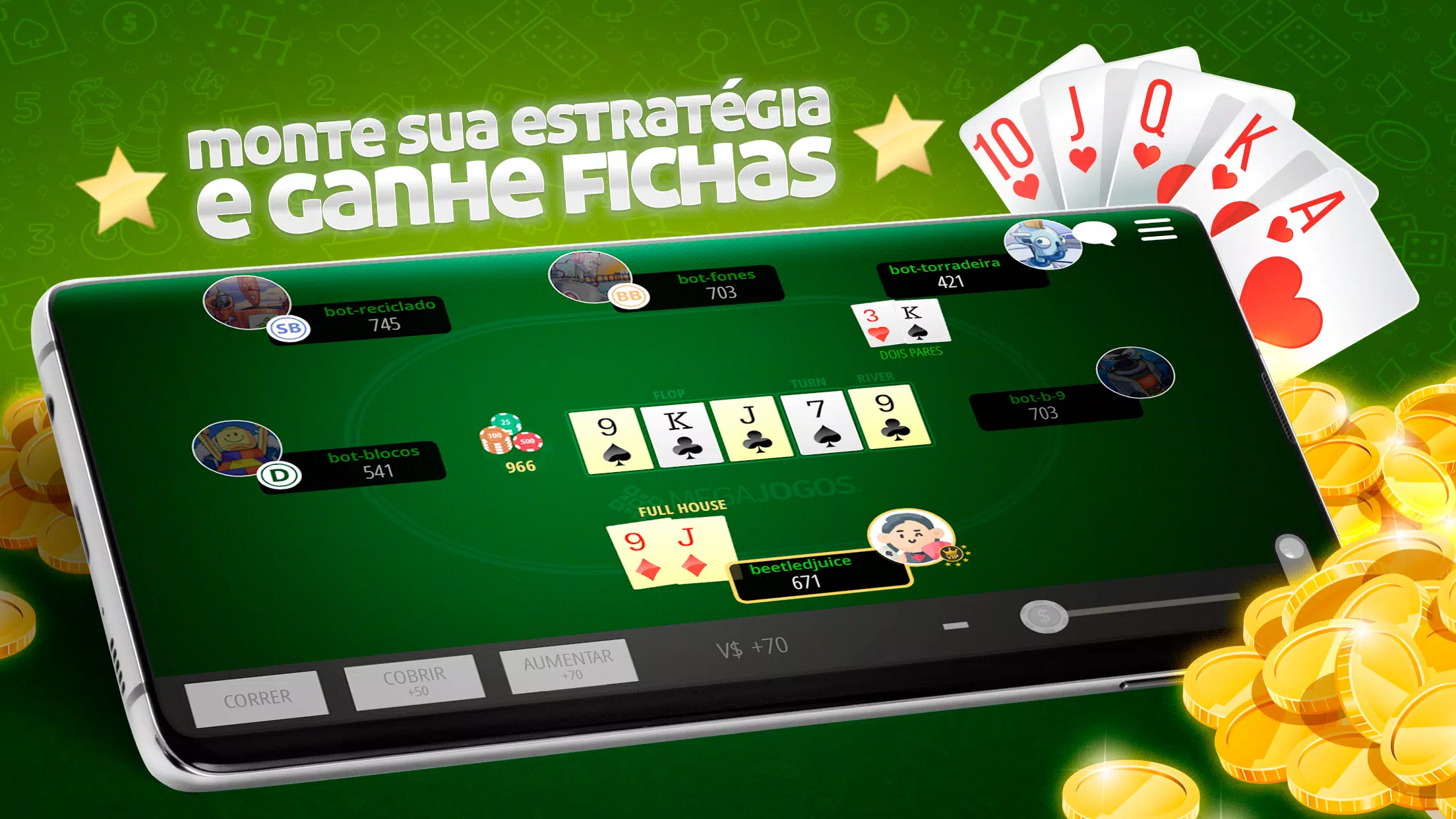 Poker Texas Hold'em Online Captura de tela 0