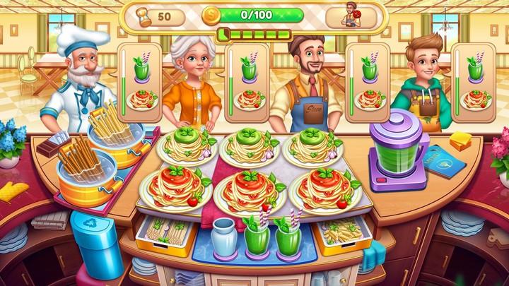 Cooking Taste Restaurant Games Скриншот 1