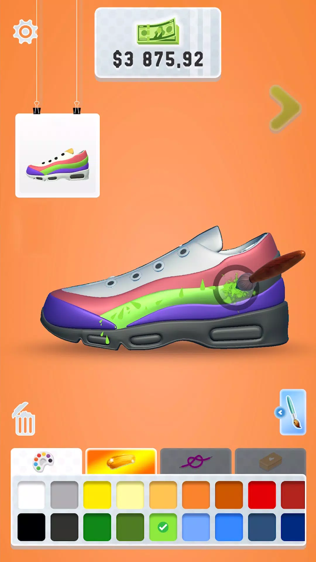 Sneaker Art! - Coloring Games Скриншот 2