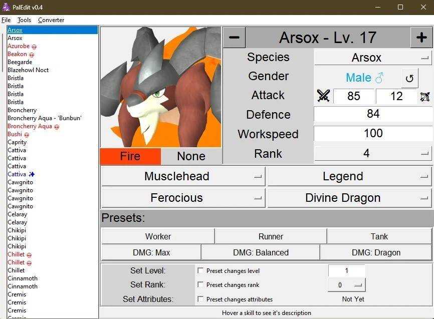 Pal breeding modification