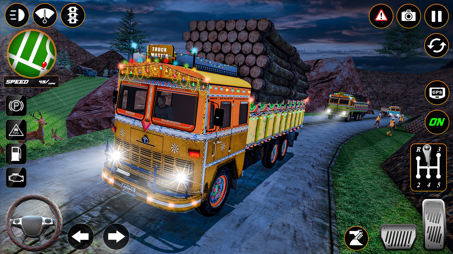 Crazy Truck Driving:Truck Game Zrzut ekranu 0