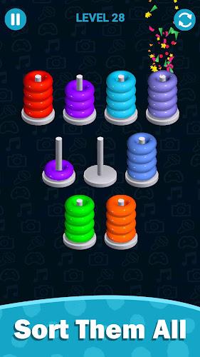 Stacolor: Hoop Stack Ring Game Screenshot 1