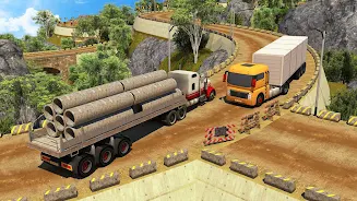 Offroad 18 Wheeler Truck Drivi Screenshot 3