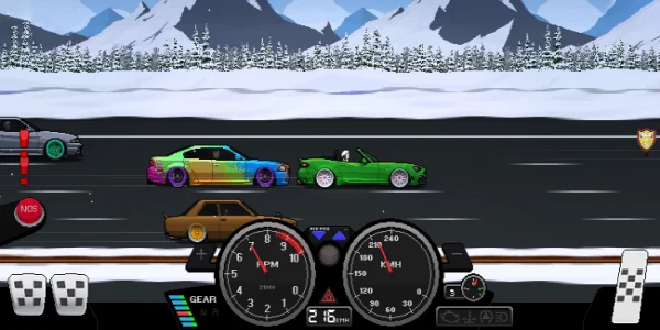 Pixel Car Racer MOD Screenshot 1