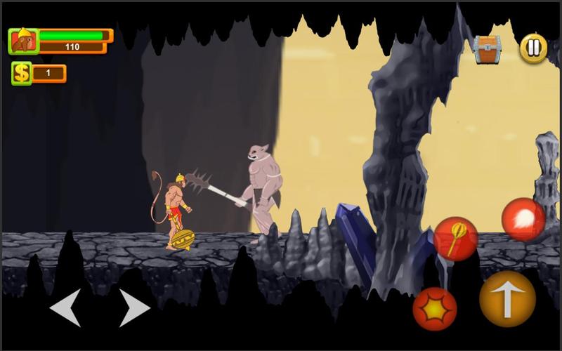 Hanuman Adventure Indian game 스크린샷 1