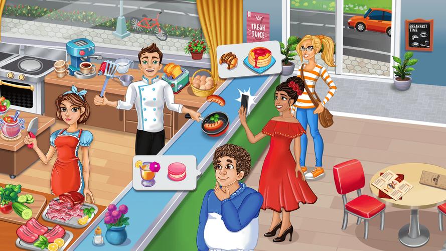 Master Chef Kitchen Games Cook Tangkapan skrin 1